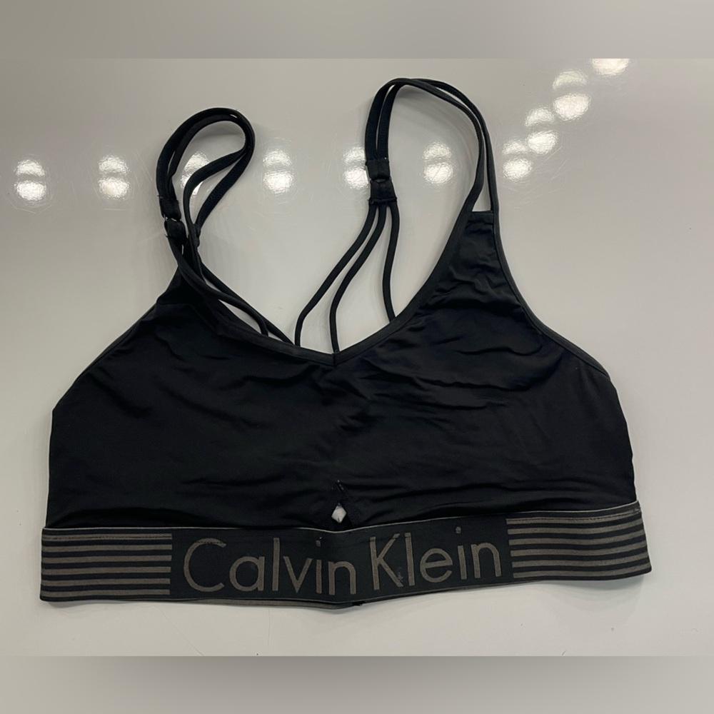 Calvin Klein Black Strappy Bralette